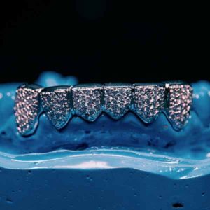 Grillz 6x Cravejado Prata