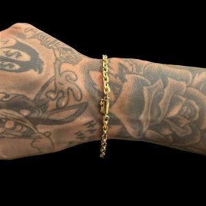 PULSEIRA CARTIER CADEADO 4MM - BANHADO A OURO 18K