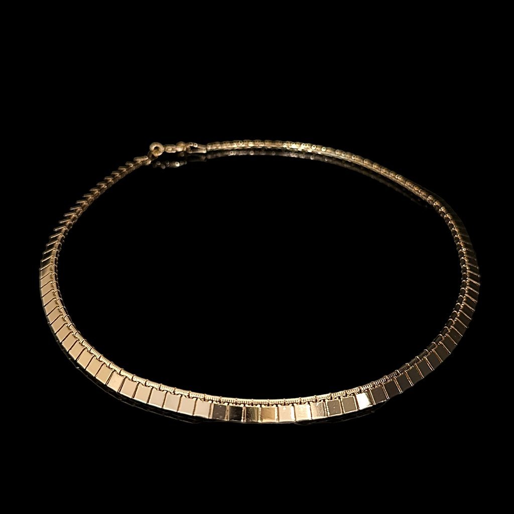 CORRENTE SQUARE - BANHADA A OURO 18K