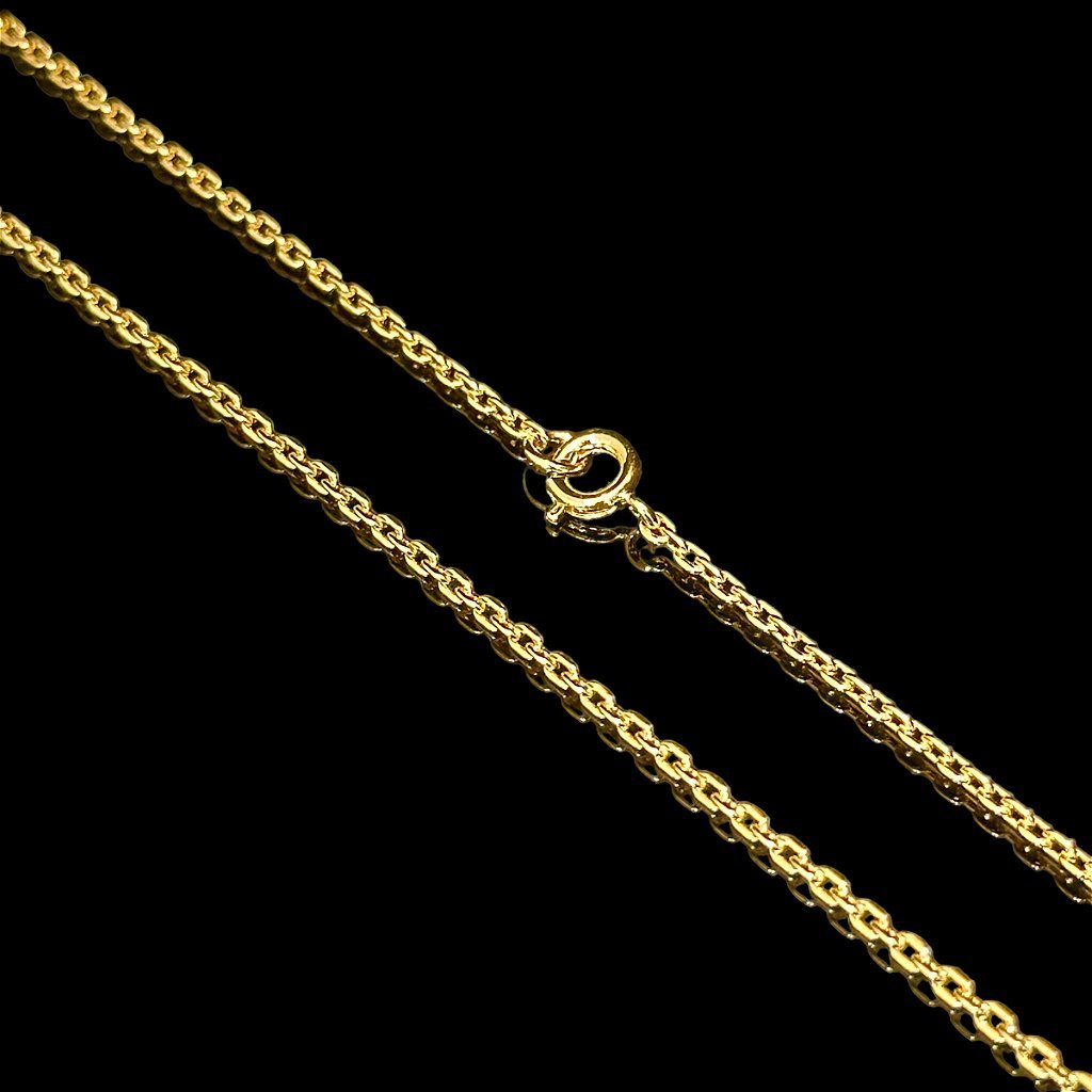 CORRENTE CARTIER CADEADO 1MM - BANHADA A OURO 18K