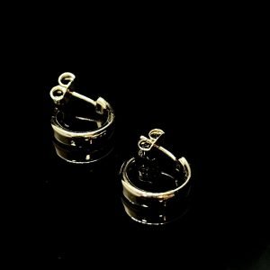 BRINCO ARGOLA - BANHADO A OURO 18K