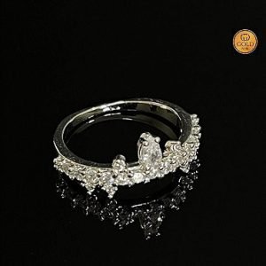 ANEL PRINCESS - BANHADO A OURO BRANCO