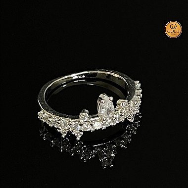 ANEL PRINCESS - BANHADO A OURO BRANCO