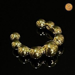 PIERCING BOLINHA - BANHADO A OURO 18K