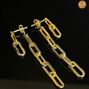 BRINCO CARTIER TIJOLINHO - BANHADO A OURO 18K