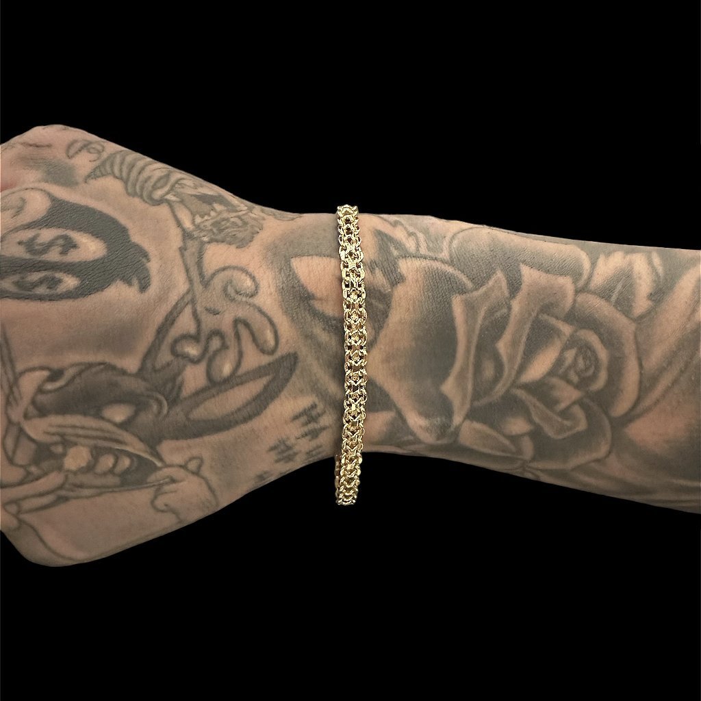 PULSEIRA CARTIER DUPLA - BANHADO A OURO 18K - Imagem 2