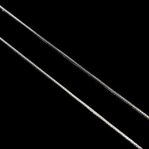 CORRENTE VENEZIANA 1MM - BANHADO A OURO BRANCO