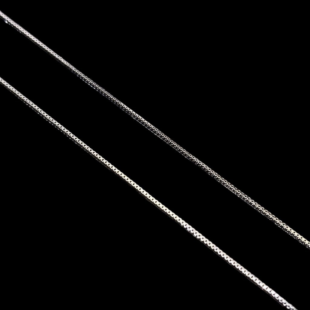 CORRENTE VENEZIANA 1MM - BANHADO A OURO BRANCO