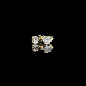 BRINCO DIAMOND 5MM - BANHADO A OURO 18K